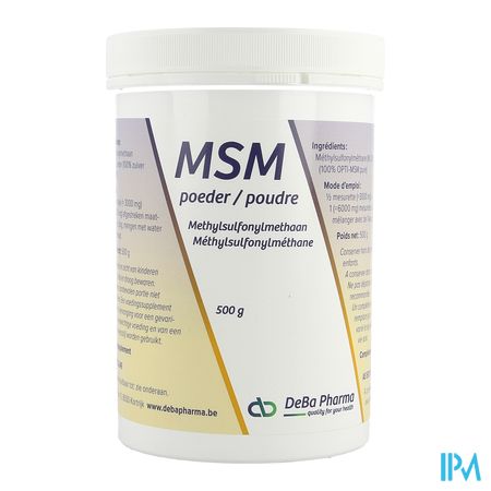 Msm Pdr Soluble/ Oplosb 500g Deba 4