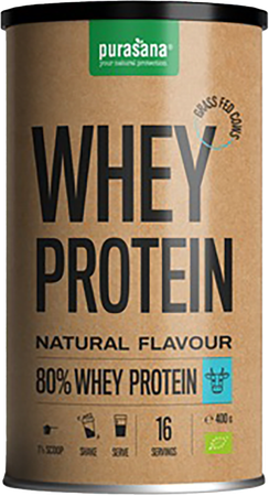 Purasana Whey Proteine Pdr 80% Nature Bio 400g 2