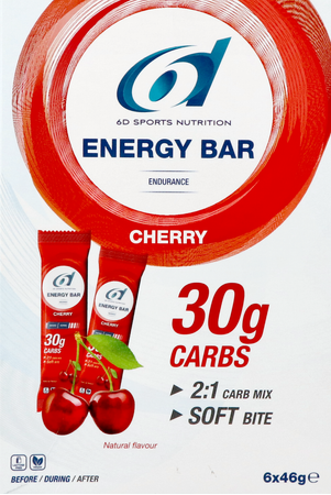 6d Energy Bar Cherry 6x46g 2