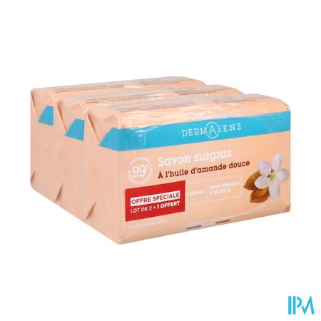 Marque V Dermasens Extra V Zeep Amandel 3x200g