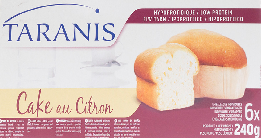 Taranis Mini Cake Citron 6x40g 9