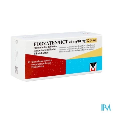 Forzaten/hct 40mg/10mg/12,5mg Filmomh Tabl 98