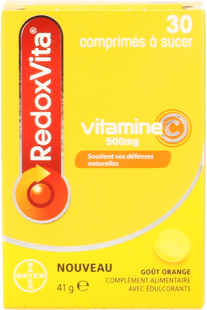 Redoxvita 500mg Sinaas Zuigtabl 30 7