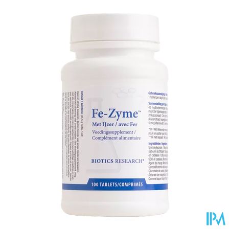 Fe Zyme Biotics Comp 100x25mg 3