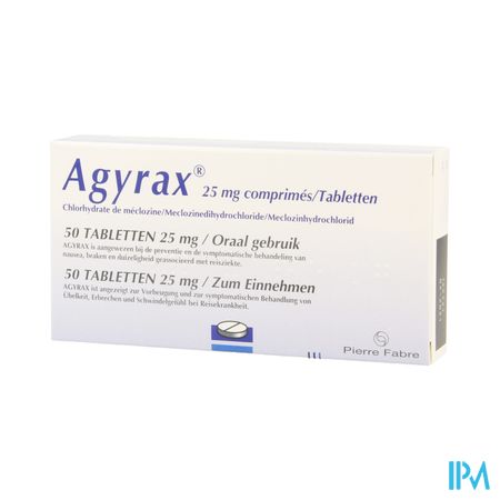 Agyrax 25mg Comp 50