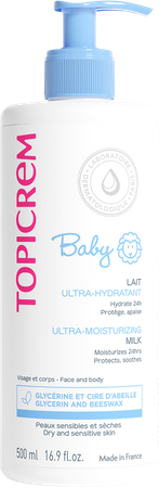 Topicrem Baby Ultrahydraterende Melk 500ml 3