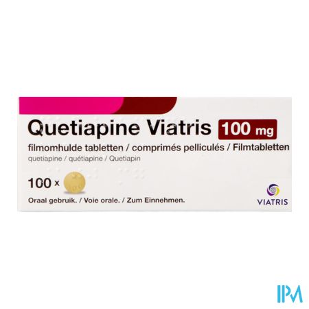 Quetiapine Viatris 100mg Comp Pell 100 4