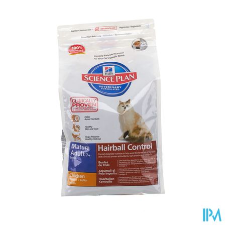 Hills Sc.plan Feline Hairball Control Senior 1,5kg