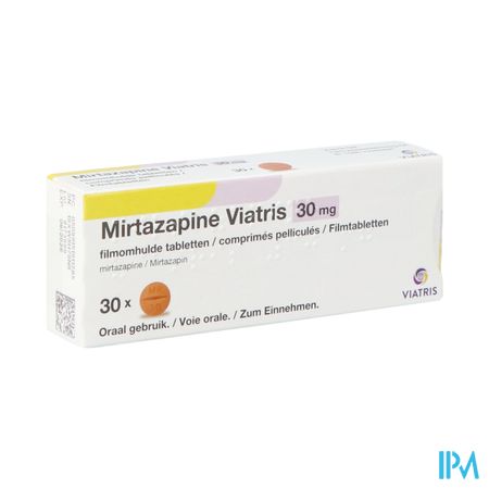 Mirtazapine Viatris 30mg Tabl 30