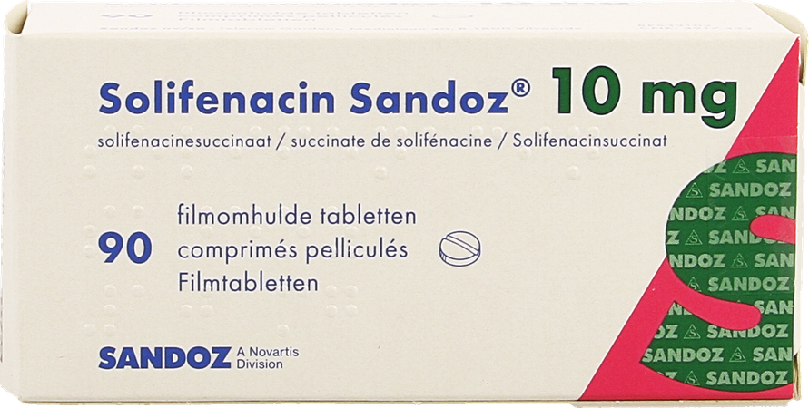 Solifenacin Sandoz 10mg Filmomh Tabl 90 X 10mg 3