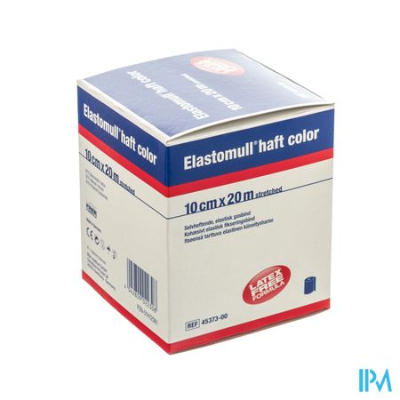 Elastomull Haft Latexvrij 10cmx20m Blauw 4537300 1