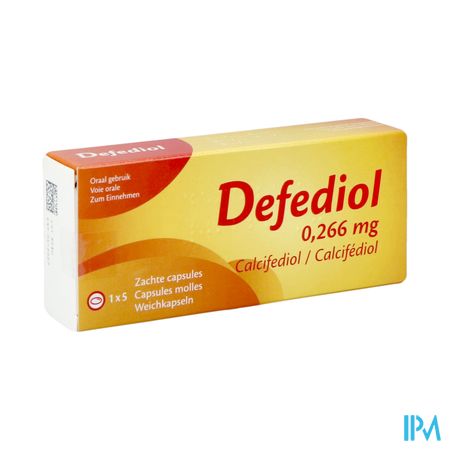 Defediol 0,266mg Caps Molle 5