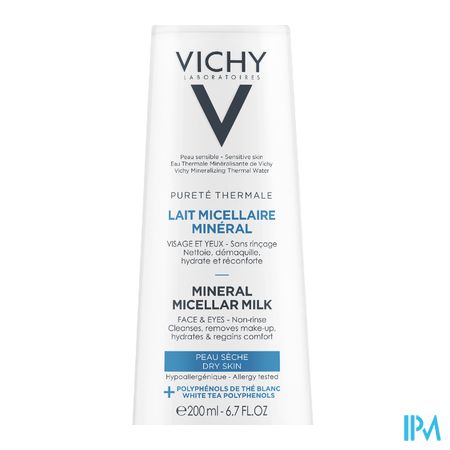 Vichy Pt Micellair Melk Droge Huid 200ml 3