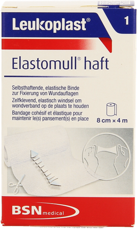 Elastomull Haft 8cmx4m 1 Leukoplast 3