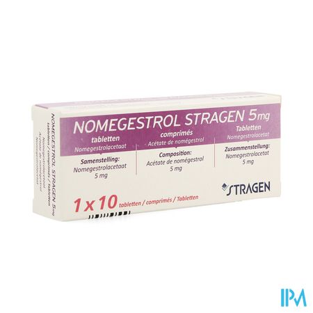 Nomegestrol Stragen 5mg Comp 10 X 5mg