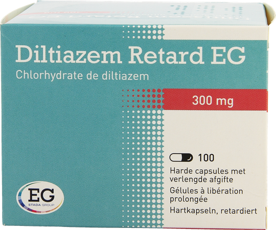 Diltiazem Retard EG 300Mg Caps 100X300Mg 1