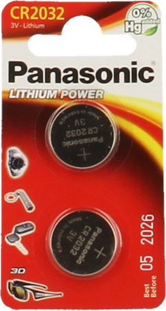 Panasonic Batterie Cr2032 3v 2 2
