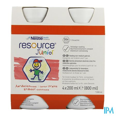 Resource Junior Fraise Nf 4x200ml 2