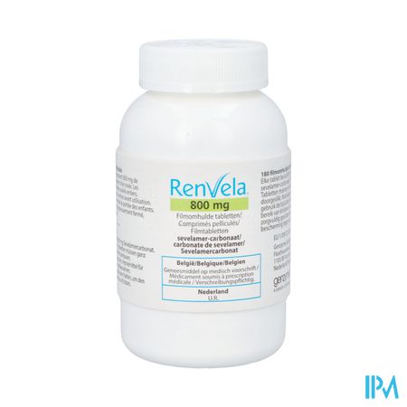 Renvela 800mg Comp Pell 180 X 800mg