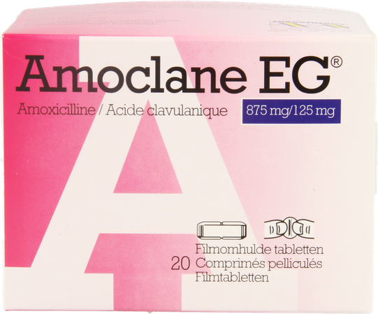 Amoclane EG 875Mg/125Mg Filmomh Tabl 20 3