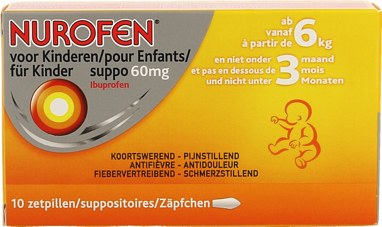 Nurofen Kind 60mg Suppo 10x60mg 4