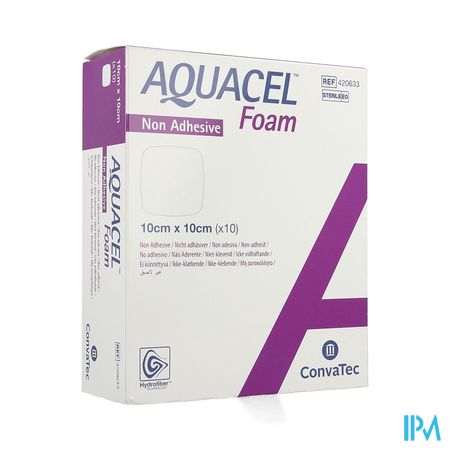 Aquacel Foam Non-adhesif 10x10cm 10