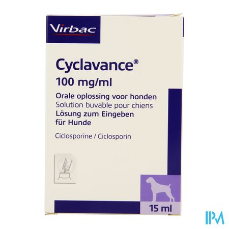 Cyclavance 100mg/ml Ora Opl Hond 15ml 1