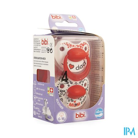 Bibi Sucette Hp Dental Duo Mama Papa 6-16m 2