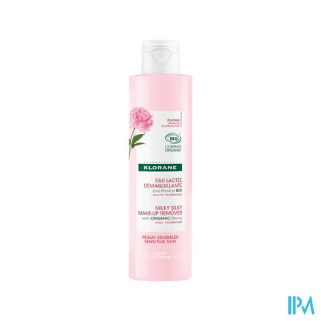 Klorane Visage Pivoine Bio Eau Lactee Demaq. 200ml