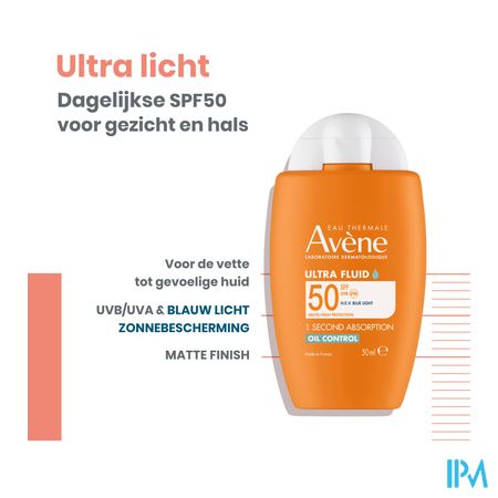 Avene Zon Spf50 Ultra Fluid Oil Cont.50ml Nf 6