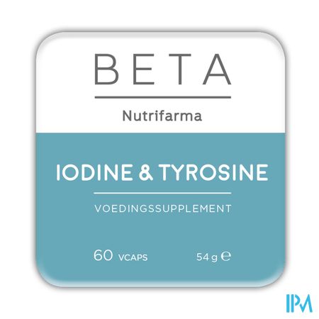 Beta Iodine & Tyrosine V-caps 60