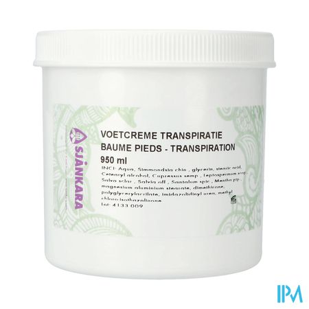 Sjankara Voetcreme Transpiratie 950ml