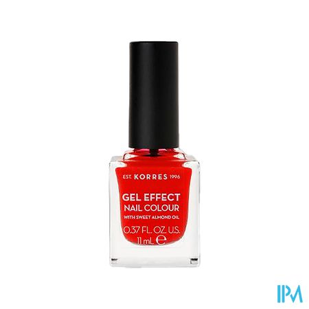 Korres Km Gel Effect Nail 48 Coral Red 11ml