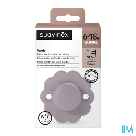 Suavinex Wonder Soother Sili.rev.6-18m Lavender 1