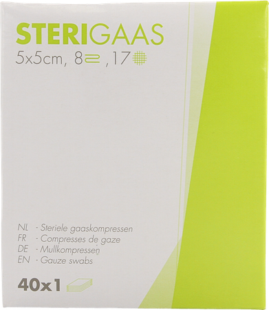Sterigaas Kp Ster 8l 5,0x 5,0cm 40x1 4