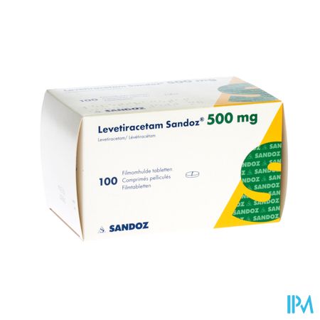 Levetiracetam Sandoz Comp Pell 100 X 500mg 1