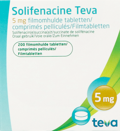 Solifenacine Teva Filmomh Tabl 2 X 100 X 5mg 1