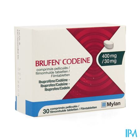 Brufen Codeine 400mg/30mg Filmomh Tabl 30