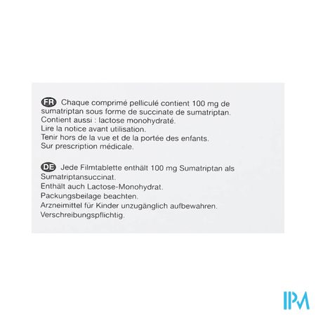 Sumatriptan Viatris 100mg Comp Pell 48