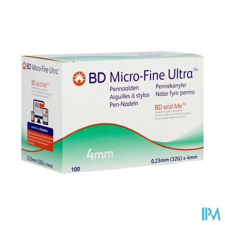 Bd Microfine Ultra Aig. Stylo 4mm 32g Easyflow 100