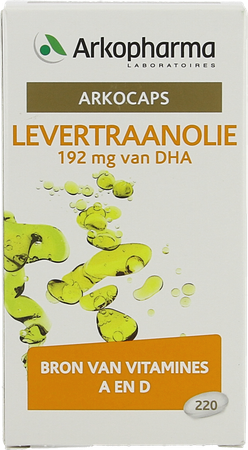 Arkocaps Levertraanolie Caps 220 Arkopharma 10
