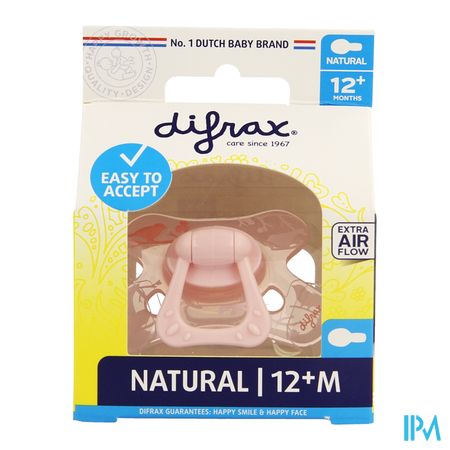 Difrax Fopspeen Natural 12m+ Girl 8