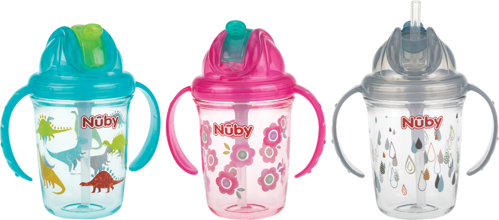 Nuby Flip-it Antilekbeker Uit Tritan 240ml 12m+ 6