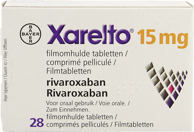 Xarelto 15mg Filmomh Tabl 28 X 15mg 2