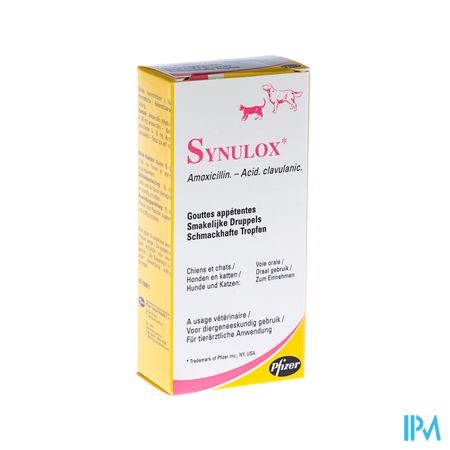 Synulox Smakel. Druppels 15ml 1