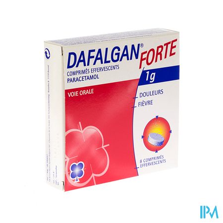Dafalgan Forte 1g Citrus Bruistabl 8 1
