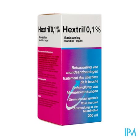 Hextril 0,1% Sol Bain Bouche 200ml