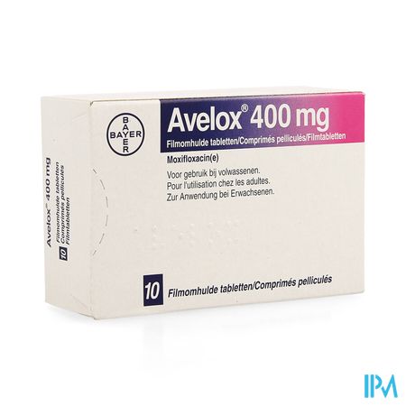 Avelox 400mg Comp Pell 10 X 400mg (nf Blister)