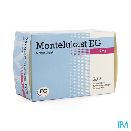 Montelukast EG Kauwtabletten 98 X 5 Mg