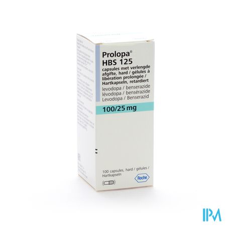 Prolopa Hbs 100mg/25mg Lib.prolongee Caps 100